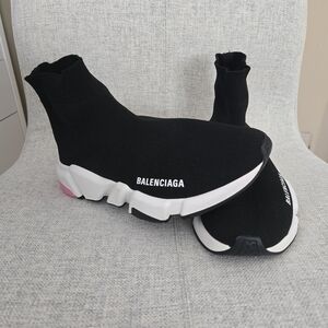 Balenciaga Women's Black Sock Sneakers